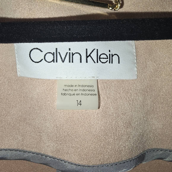 Calvin Klein Women's Light Pink Jacket - Picture 2 of 5